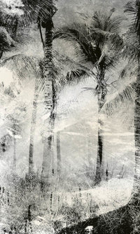 Dimex Palm Trees Abstract Fotobehang 150x250cm 2 banen | Yourdecoration.nl