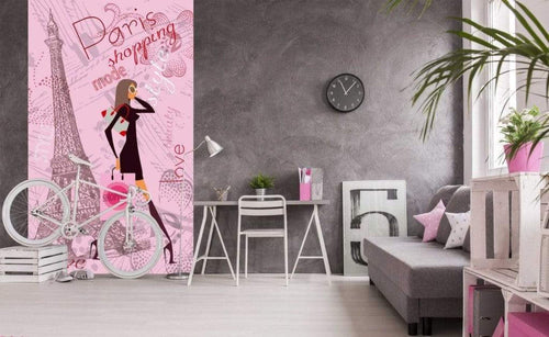 Dimex Paris Style Fotobehang 150x250cm 2 banen Sfeer | Yourdecoration.nl