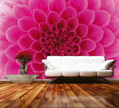 Dimex Pink Dahlia Fotobehang 375x250cm 5 banen Sfeer | Yourdecoration.nl