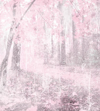Dimex Pink Forest Abstract Fotobehang 225x250cm 3 banen | Yourdecoration.nl