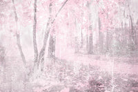 Dimex Pink Forest Abstract Fotobehang 375x250cm 5 banen | Yourdecoration.nl