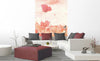 Dimex Poppies Abstract Fotobehang 150x250cm 2 banen sfeer | Yourdecoration.nl
