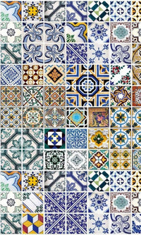 Dimex Portugal Tiles Fotobehang 150x250cm 2 banen | Yourdecoration.nl