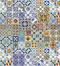 Dimex Portugal Tiles Fotobehang 225x250cm 3 banen | Yourdecoration.nl