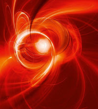 Dimex Red Abstract Fotobehang 225x250cm 3 banen | Yourdecoration.nl
