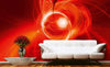 Dimex Red Abstract Fotobehang 375x250cm 5 banen Sfeer | Yourdecoration.nl