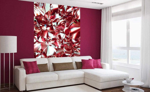Dimex Red Crystal Fotobehang 150x250cm 2 banen Sfeer | Yourdecoration.nl