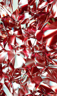 Dimex Red Crystal Fotobehang 150x250cm 2 banen | Yourdecoration.nl