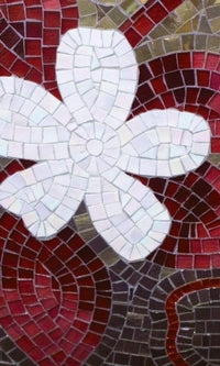 Dimex Red Mosaic Fotobehang 150x250cm 2 banen | Yourdecoration.nl