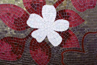 Dimex Red Mosaic Fotobehang 375x250cm 5 banen | Yourdecoration.nl