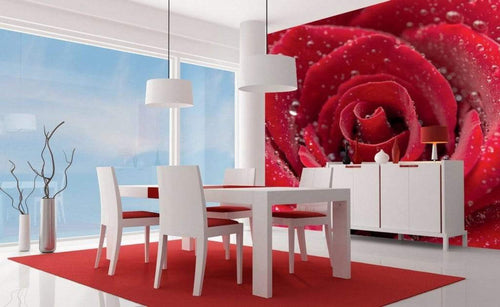 Dimex Red Rose Fotobehang 225x250cm 3 banen Sfeer | Yourdecoration.nl
