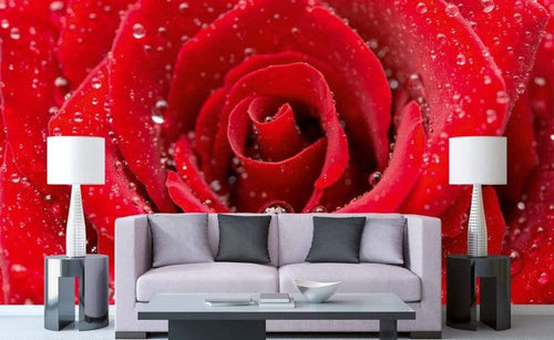 Dimex Red Rose Fotobehang 375x250cm 5 banen Sfeer | Yourdecoration.nl