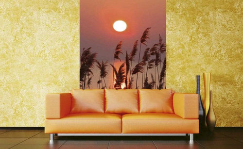 Dimex Reed Fotobehang 150x250cm 2 banen Sfeer | Yourdecoration.nl