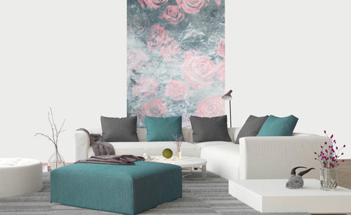 Dimex Roses Abstract I Fotobehang 150x250cm 2 banen sfeer | Yourdecoration.nl