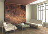 Dimex Scratched Copper Fotobehang 225x250cm 3 banen Sfeer | Yourdecoration.nl
