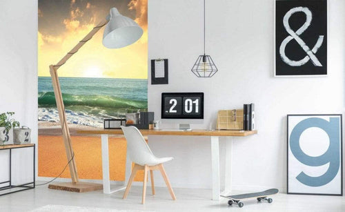 Dimex Sea Sunset Fotobehang 150x250cm 2 banen Sfeer | Yourdecoration.nl