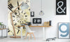 Dimex Spiral Clock Fotobehang 150x250cm 2 banen Sfeer | Yourdecoration.nl