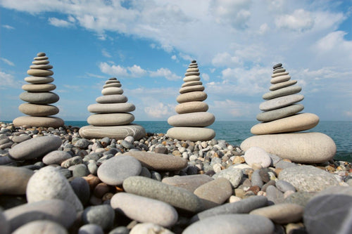 Dimex Stack of Stones Fotobehang 375x250cm 5 banen | Yourdecoration.nl