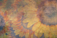Dimex Sunflower Abstract Fotobehang 375x250cm 5 banen | Yourdecoration.nl