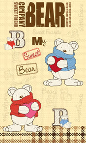 Dimex Teddy Bear Fotobehang 150x250cm 2 banen | Yourdecoration.nl