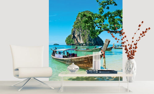 Dimex Thailand Boat Fotobehang 225x250cm 3 banen Sfeer | Yourdecoration.nl