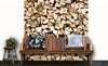 Dimex Timber Logs Fotobehang 225x250cm 3 banen Sfeer | Yourdecoration.nl