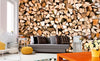 Dimex Timber Logs Fotobehang 375x250cm 5 banen Sfeer | Yourdecoration.nl
