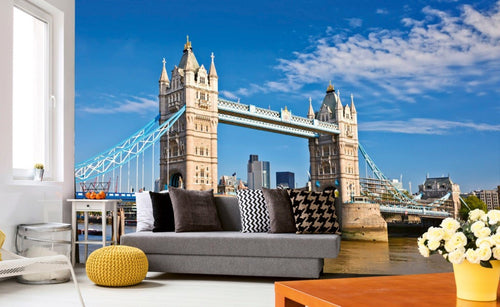 Dimex Tower Bridge Fotobehang 375x250cm 5 banen Sfeer | Yourdecoration.nl