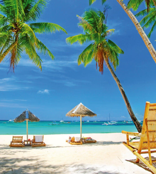 Dimex Tropical Beach Fotobehang 225x250cm 3 banen | Yourdecoration.nl