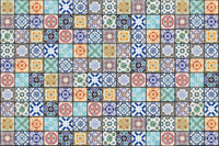Dimex Vintage Tiles Fotobehang 375x250cm 5 banen | Yourdecoration.nl