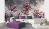 Dimex Violet Flower Abstract Fotobehang 375x250cm 5 banen sfeer | Yourdecoration.nl