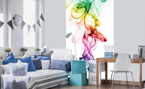 Dimex Warm Smoke Fotobehang 150x250cm 2 banen Sfeer | Yourdecoration.nl