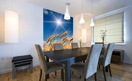 Dimex Wheat Field Fotobehang 150x250cm 2 banen Sfeer | Yourdecoration.nl