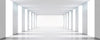 Dimex White Corridor Fotobehang 375x150cm 5 banen | Yourdecoration.nl