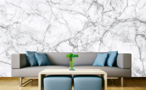 Dimex White Marble Fotobehang 375x250cm 5 banen Sfeer | Yourdecoration.nl
