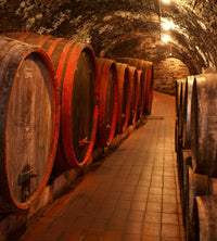 Dimex Wine Barrels Fotobehang 225x250cm 3 banen | Yourdecoration.nl