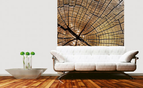 Dimex Wood Fotobehang 225x250cm 3 banen Sfeer | Yourdecoration.nl