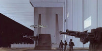 Komar Star Wars Classic RMQ Death Star Hangar Vlies Fotobehang 500x250cm 10 banen | Yourdecoration.nl