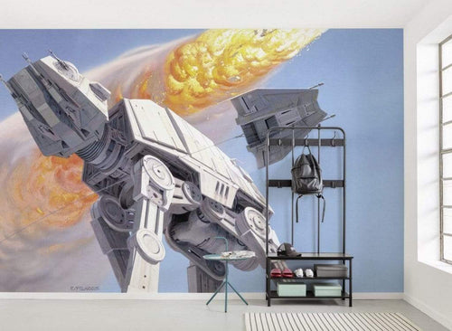 Komar Star Wars Classic RMQ Hoth Battle AT AT Vlies Fotobehang 500x250cm 10 banen Sfeer | Yourdecoration.nl