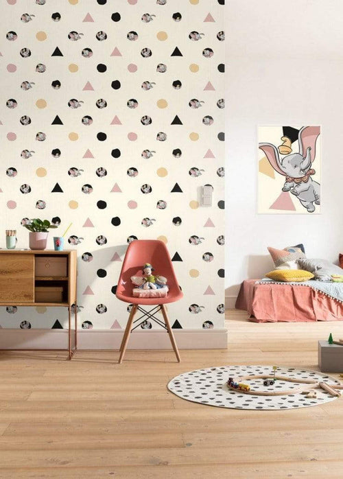 Komar Dumbo Angles Dots Vlies Fotobehang 200x280cm 4 banen Sfeer | Yourdecoration.nl