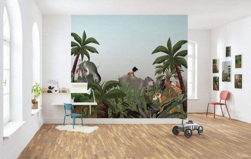 Komar Jungle Book Vlies Fotobehang 300x280cm 6 banen Sfeer | Yourdecoration.nl