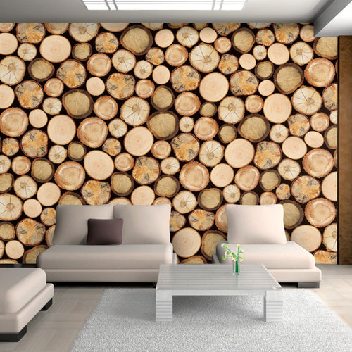 Fotobehang - In Sawmill - Vliesbehang