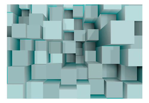 Fotobehang - Blue Puzzle - Vliesbehang