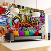 Artgeist Colorful Graffiti Vlies Fotobehang Sfeer | Yourdecoration.nl