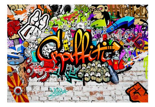 Fotobehang - Colorful Graffiti - Vliesbehang