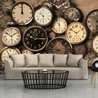 Fotobehang - Old Clocks - Vliesbehang