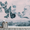 Fotobehang - Butterflies and Fairy - Vliesbehang