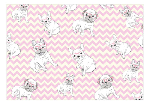 Fotobehang - Sweet Puppies - Vliesbehang