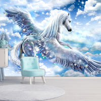 Fotobehang - Pegasus Blue - Vliesbehang