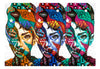 Fotobehang - Colorful Faces - Vliesbehang